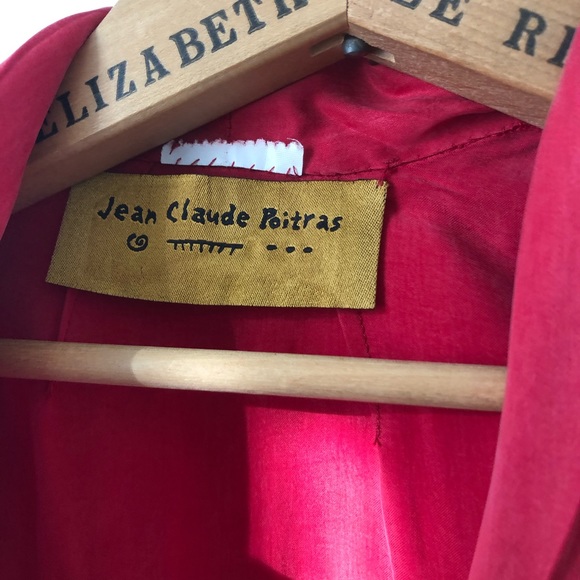 Vintage 100% Silk Blouse by Canadian Designer Jean-Claude Poitras - Picture 3 of 4